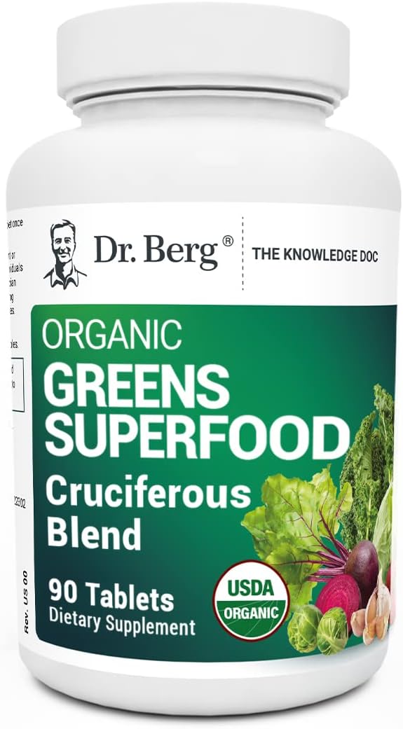 Dr. Berg's Greens Superfood Cruciferous Vegetable Tablets